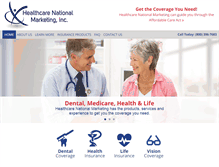 Tablet Screenshot of healthcarenationalmarketing.com